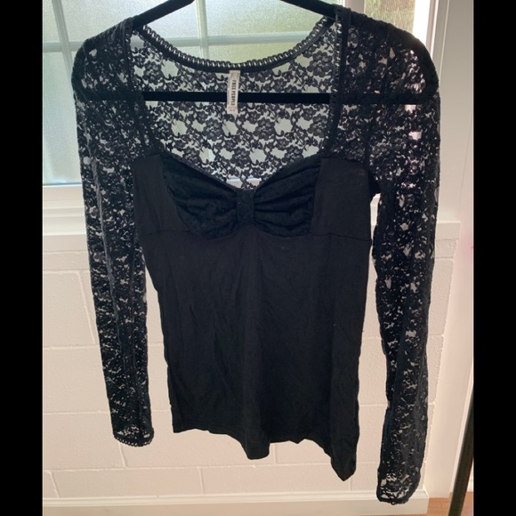 Free People Lace Top Small - Picture 1 of 8